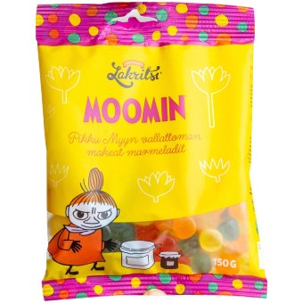Мармелад с лакрицей Kouvolan Lakritsi Moomin Pikku Myyn 150 гр (цена по акции)