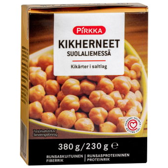 Горох нут Pirkka 380 гр.