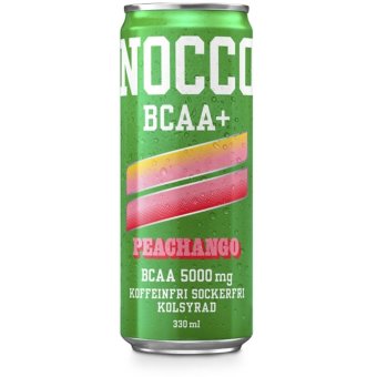 Безалкогольный газированный энергетический напиток NOCCO BCAA+ Peachango 330 мл