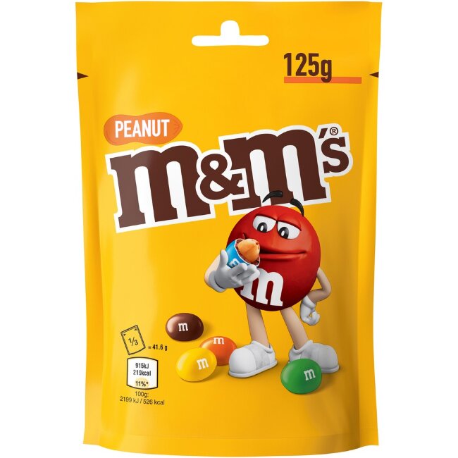 Арахис в молочном шоколаде M&M's 125 гр Арахис в молочном шоколаде M&M's 125 гр