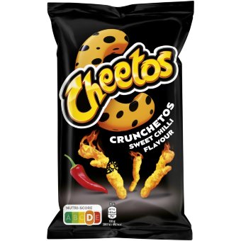 Хрустящие кукурузные палочки Cheetos Crunchetos со вкусом сладкого чили 110 гр
