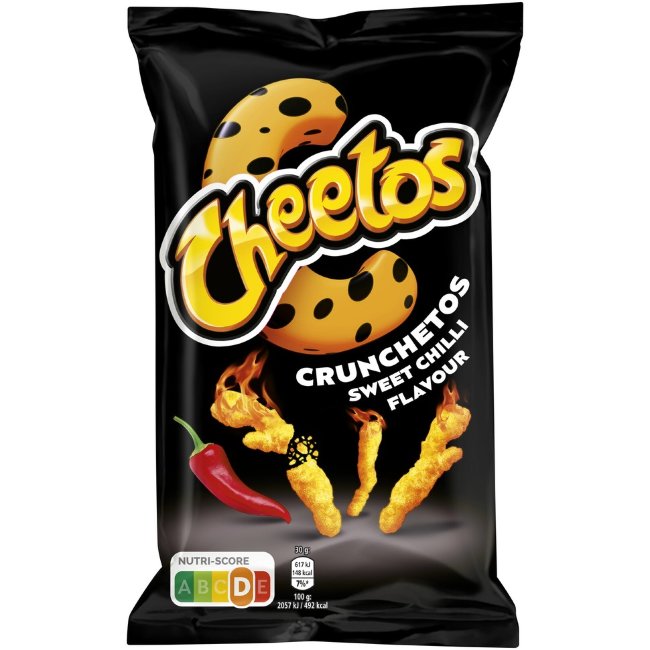 Хрустящие кукурузные палочки Cheetos Crunchetos со вкусом сладкого чили 110 гр
