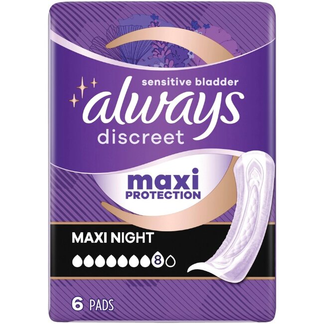 Прокладки для недержания Always Discreet Ultimate Night 6 шт