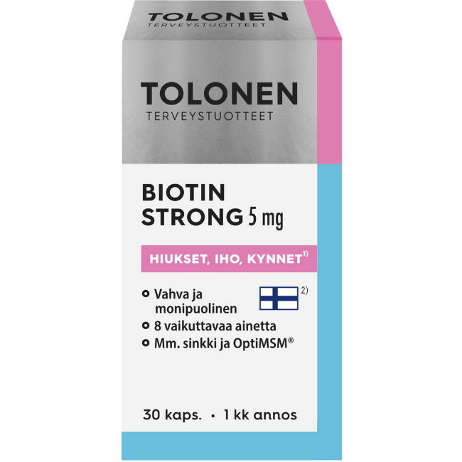 Биотин (усиленный)Tolonen Biotin Stromg 5 мг 30 табл