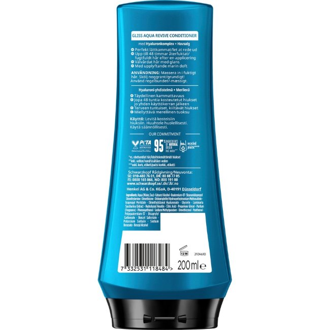 Кондиционер для волос Schwarzkopf Aqua Revive 200 мл