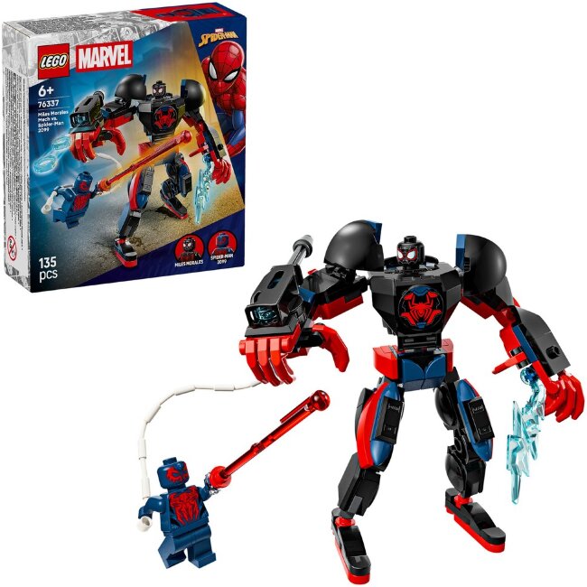 Робот LEGO® Super Heroes Marvel 76337 Майлз Моралес против Человек-паук 2099 Робот LEGO® Super Heroes Marvel 76337 Майлз Моралес против Человек-паук 2099