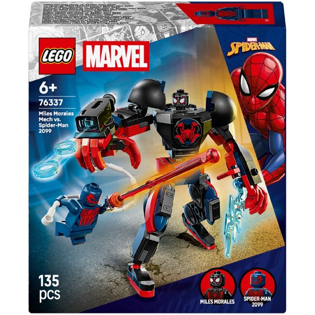 Робот LEGO® Super Heroes Marvel 76337 Майлз Моралес против Человек-паук 2099 Робот LEGO® Super Heroes Marvel 76337 Майлз Моралес против Человек-паук 2099