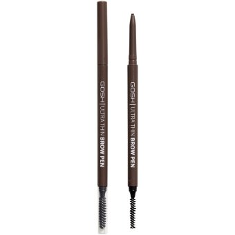 Карандаш для бровей Gosh Ultra Thin Brow Pen 0,09 гр, оттенок 003 темно-коричневый