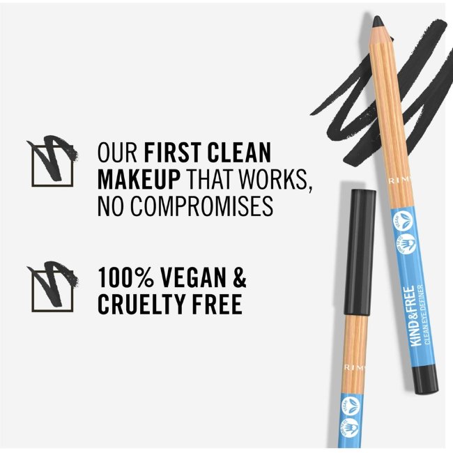 Подводка для глаз Rimmel Kind & Free Paint it Your Way 1,1 гр 001 Pitch Black Подводка для глаз Rimmel Kind & Free Paint it Your Way 1,1 гр 001 Pitch Black