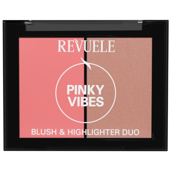 Дуэт румян и теней для век Revuele Pinky vibes