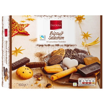 Бисквитное печенье ассорти 14 видов Favorina 500 гр