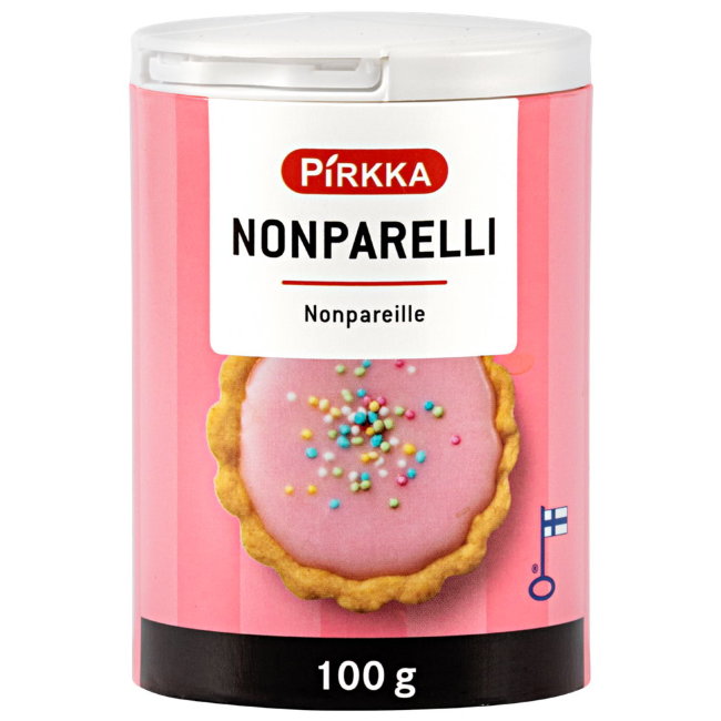 Кондитерская посыпка (цветные шарики) Pirkka 100гр Кондитерская посыпка (цветные шарики) Pirkka 100гр