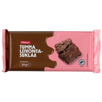 Шоколад для выпечки Pirkka (темный) 200 гр