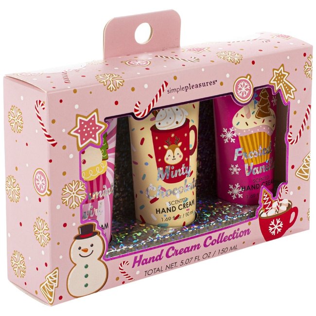 Набор подарочный Simple Pleasures, крем для рук 3 шт x 50 мл Набор подарочный Simple Pleasures, крем для рук 3 шт x 50 мл