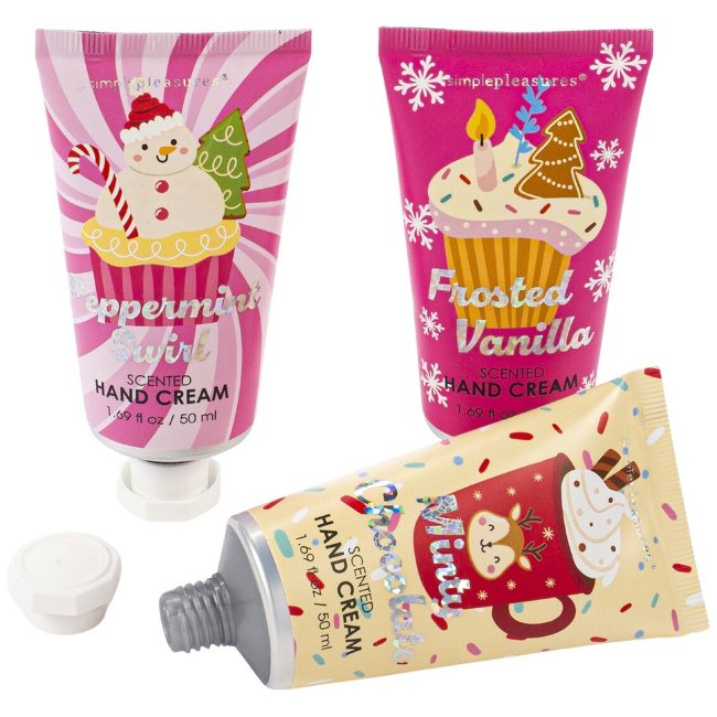 Набор подарочный Simple Pleasures, крем для рук 3 шт x 50 мл Набор подарочный Simple Pleasures, крем для рук 3 шт x 50 мл