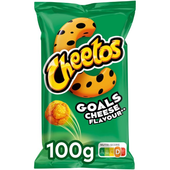 Кукурузные снеки со вкусом сыра Cheetos Goals Cheese 100 гр