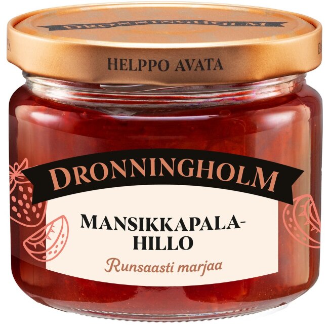 Клубничное варенье Dronningholm 280 гр