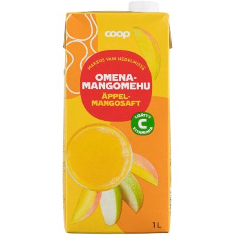Сок яблочно-манговый Coop 1 л