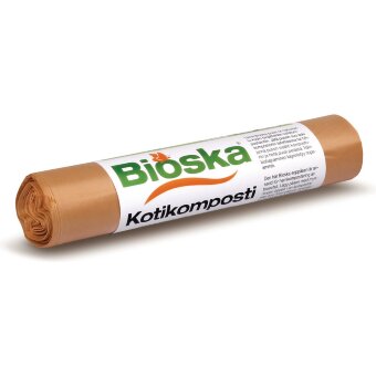 Домашний компостный пакет Bioska 20 л, коричневый