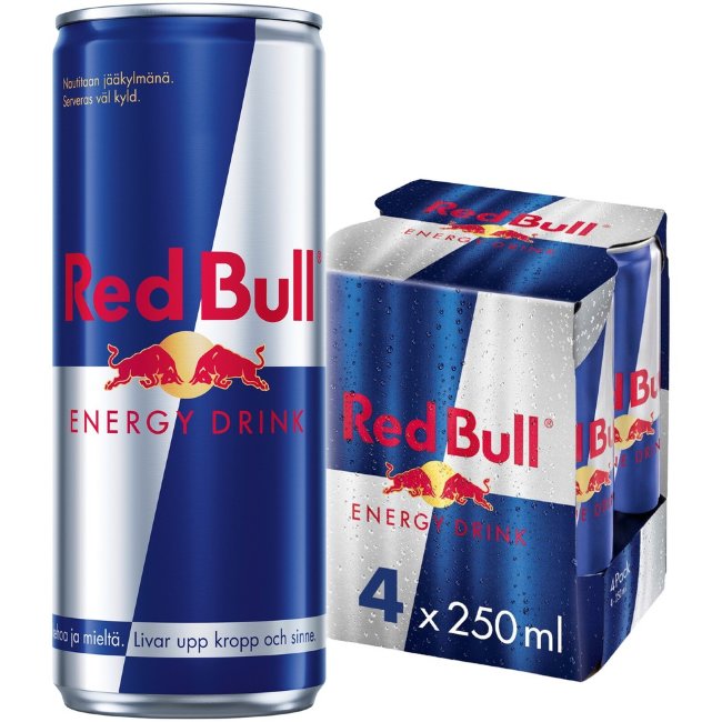 Энергетический напиток Red Bull (уп 4 шт) 4 x 0,25 л Энергетический напиток Red Bull (уп 4 шт) 4 x 0,25 л