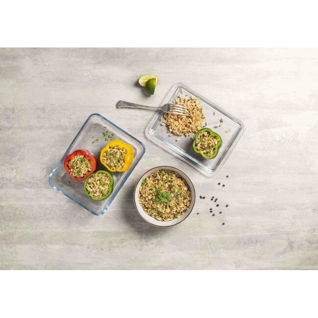 Стеклянная форма для запекания Pyrex с крышкой 22 x 17 x 6 см 1,5 л Pure Glass Стеклянная форма для запекания Pyrex с крышкой 22 x 17 x 6 см 1,5 л Pure Glass