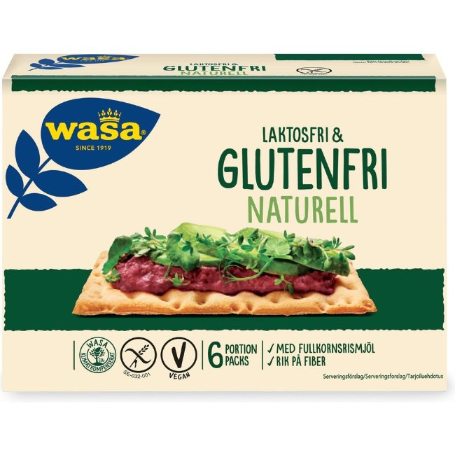 Хрустящий хлебец Wasa 240 гр без глютена и лактозы
