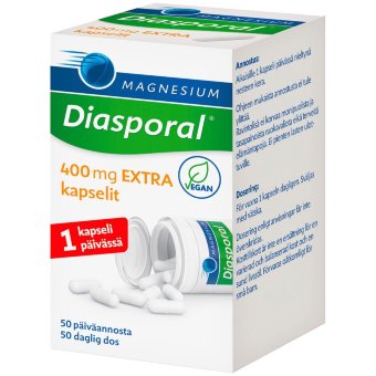 Сильный магний Diasporal Extra 400 мг 50 капсул (Диаспорал) Сильный магний Diasporal Extra 400 мг 50 капсул (Диаспорал)