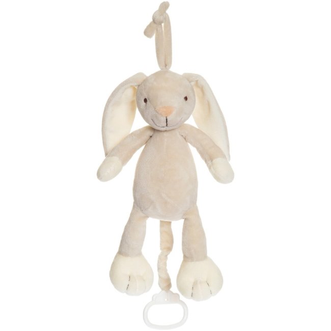 Музыкальная шкатулка Teddykompaniet - бежевый зайчик