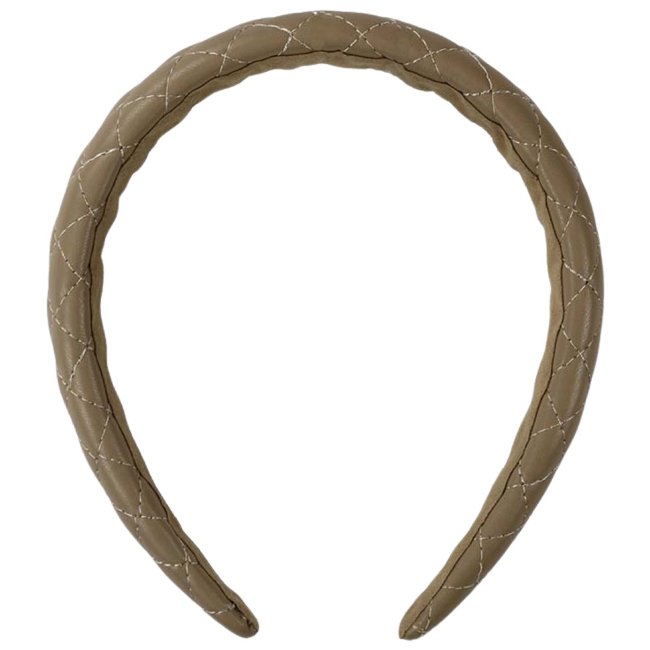 Аксессуар с стилем повязка для волос Hiuspanta tikki toppa бежевого цвета шириной 3 см