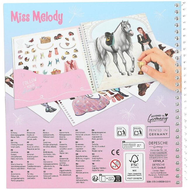 Наклейки Miss Melody Dress Me Up