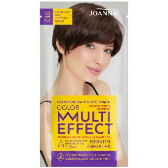 Тонирующий шампунь Joanna Multi Effect каштановый коричневый 010