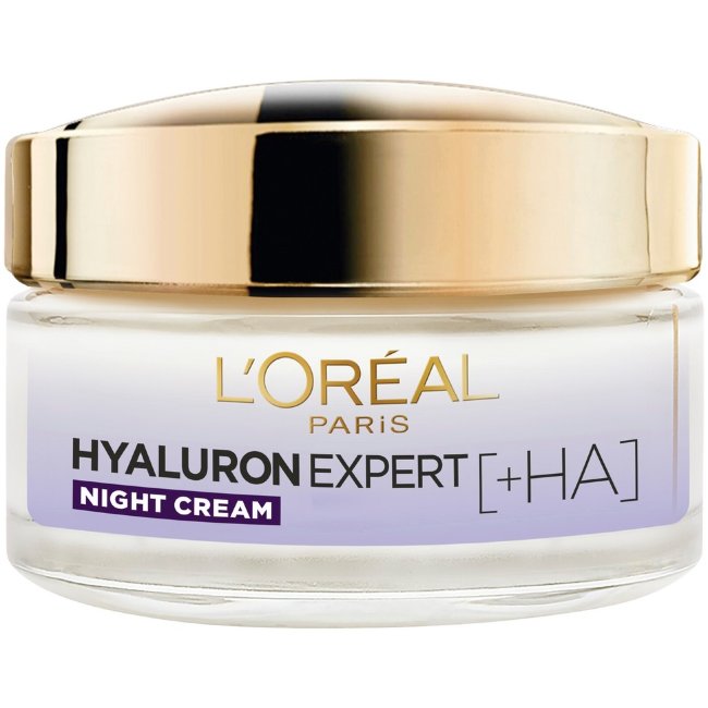 Ночной увлажняющий крем для сухой кожи лица L'Oréal Paris Hyaluron Expert 50 мл