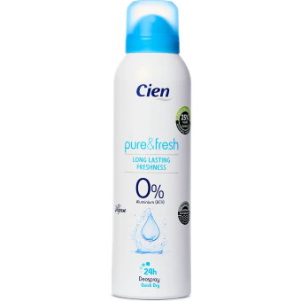 Антиперспирант аэрозольный "Длительная свежесть" CIEN Pure&Fresh 200 мл
