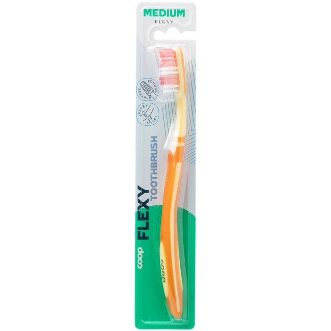 Зубная щетка Coop Flexy medium