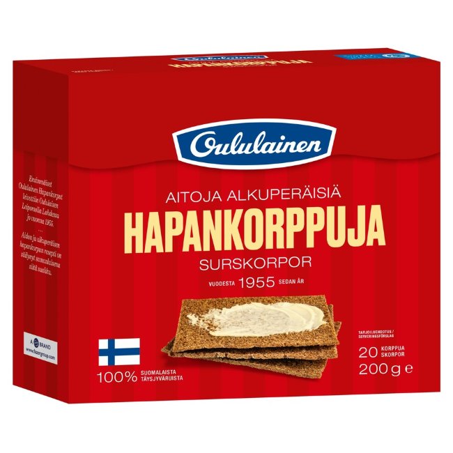 Хлебцы Oululainen 200 гр