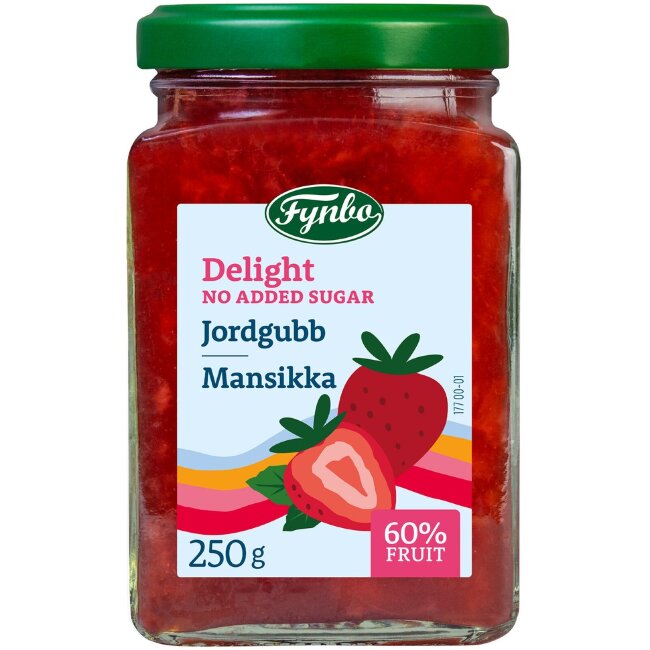 Клубничное варенье Fynbo Delight 250 гр