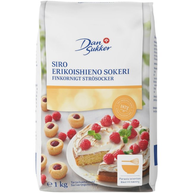Мелкий сахарный песок Dansukker Siro 1 кг