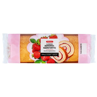 Клубничный рулет без глютена Pirkka 350 гр