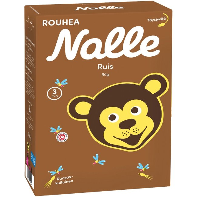 Цельнозерновые ржаные хлопья Nalle 700 гр