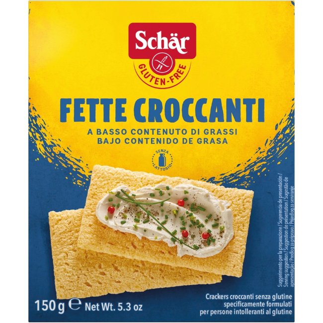Хрустящие безглютеновые хлебцы Schär 150 гр