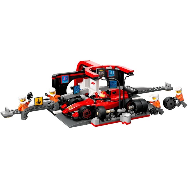 Игровой набор LEGO® City 60443 — остановка на пит-стопе F1® с командой и автомобилем Ferrari Игровой набор LEGO® City 60443 — остановка на пит-стопе F1® с командой и автомобилем Ferrari