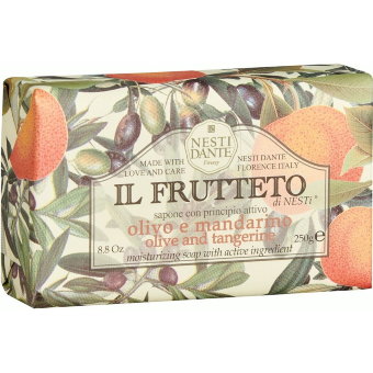 Кусковое мыло Nesti Dante IL Frutteto (оливка и мандарин) 250 гр