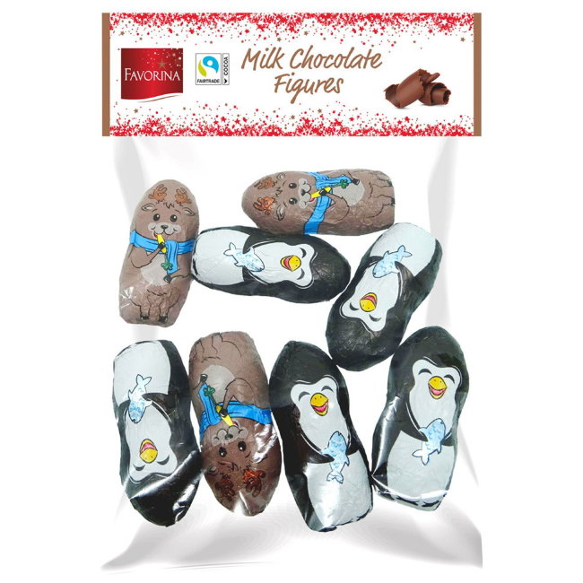 Фигурки из молочного шоколада (в ассортименте) Favorina 100 гр
