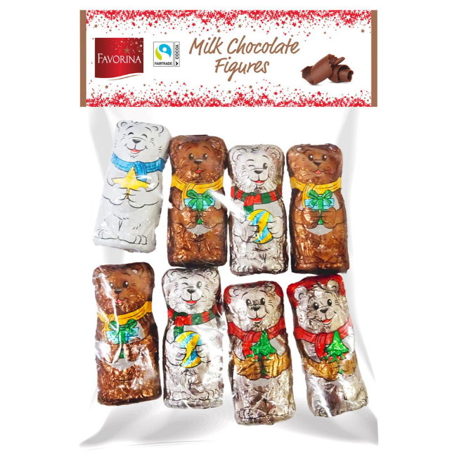 Фигурки из молочного шоколада (в ассортименте) Favorina 100 гр