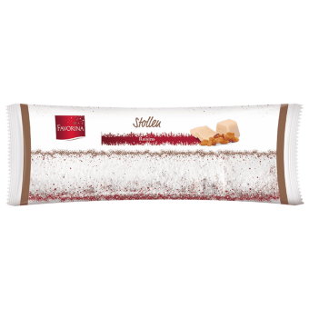 Рождественский кекс Favorina Stollen с изюмом и марципаном 1 кг