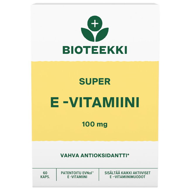 Супер витамин Е Bioteekki Super-E 60 капсул