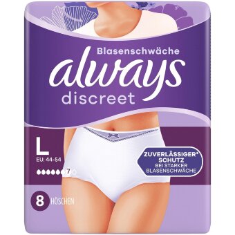 Инконтиненцные трусы Always Discreet L 8 шт Инконтиненцные трусы Always Discreet L 8 шт