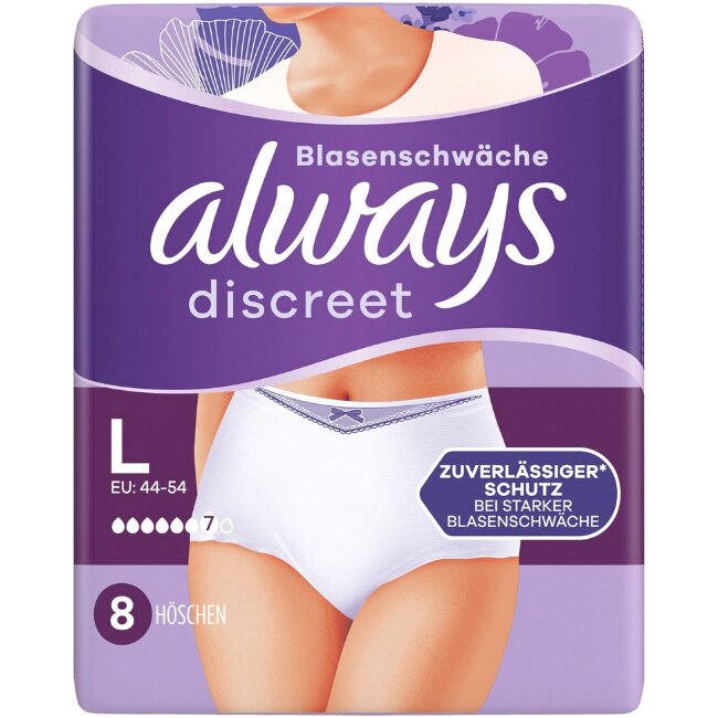 Инконтиненцные трусы Always Discreet L 8 шт Инконтиненцные трусы Always Discreet L 8 шт