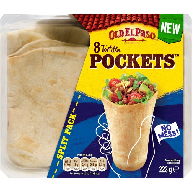 Тортилья в кармашках Old El Paso 223 гр