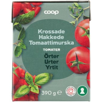 Томатное пюре с травами Coop 390 гр Томатное пюре с травами Coop 390 гр